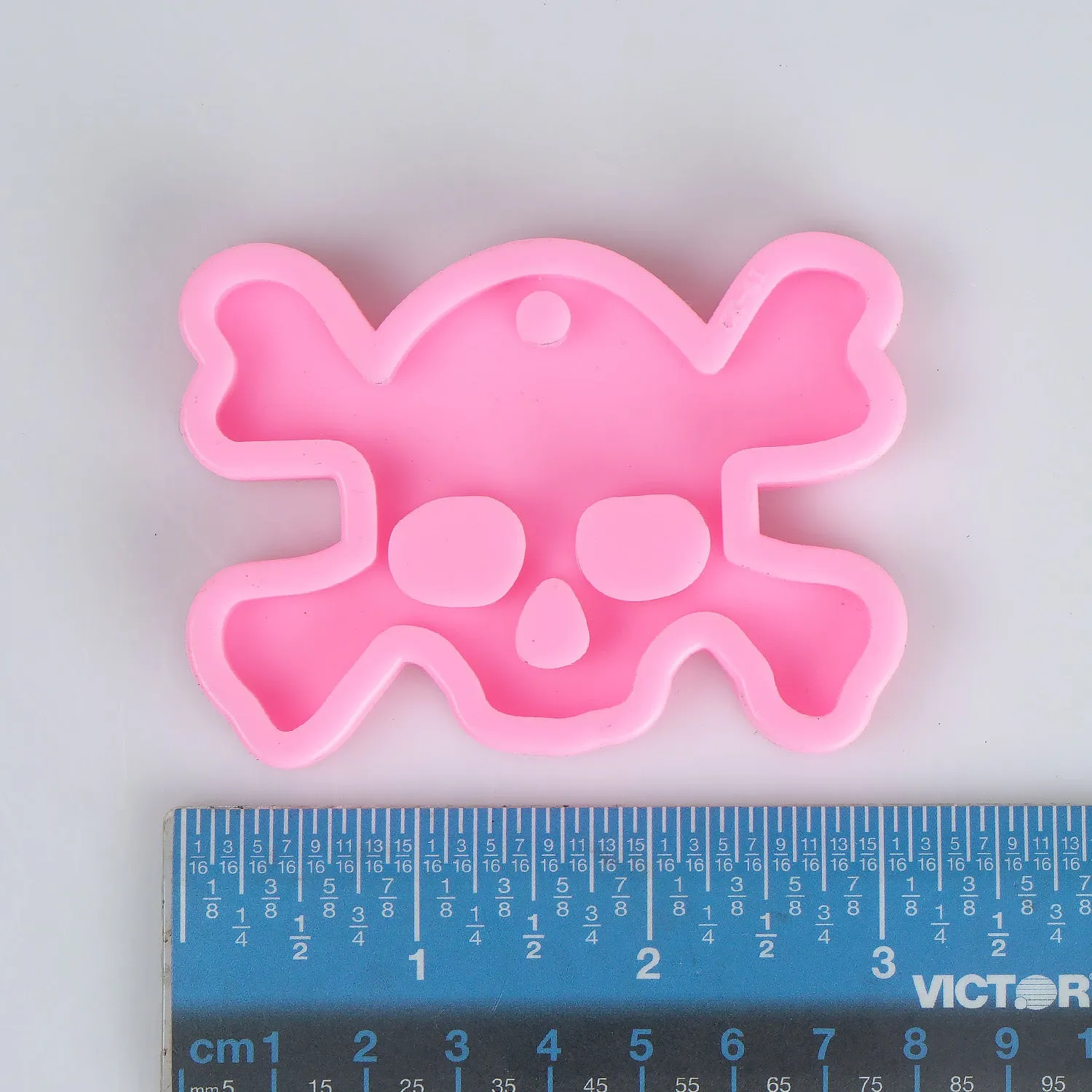 1 piece Silicone Skull Keychain Mold, Resin Halloween Skull Ornaments, Jewelry Making Mould 10337950