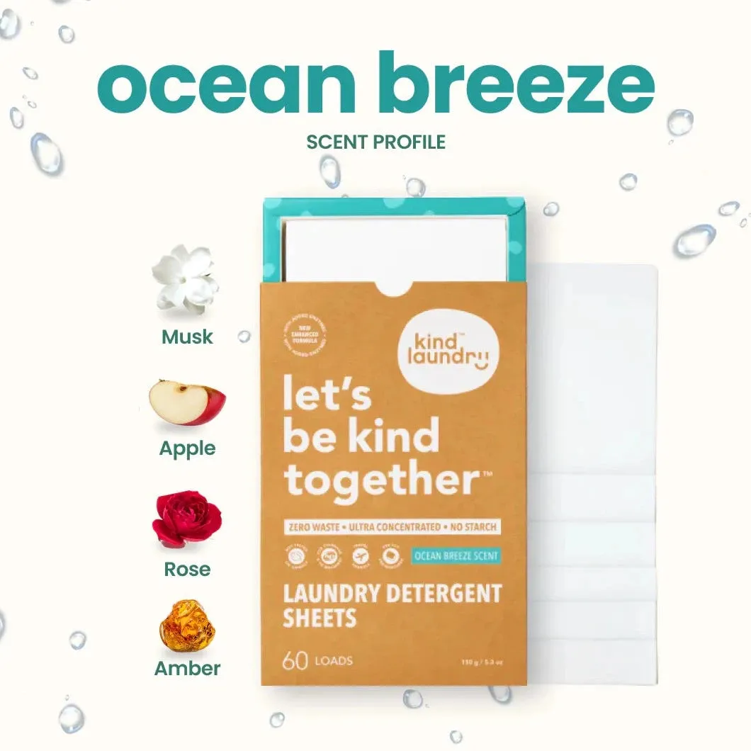 6-pack Ocean Breeze | Detergent Sheets