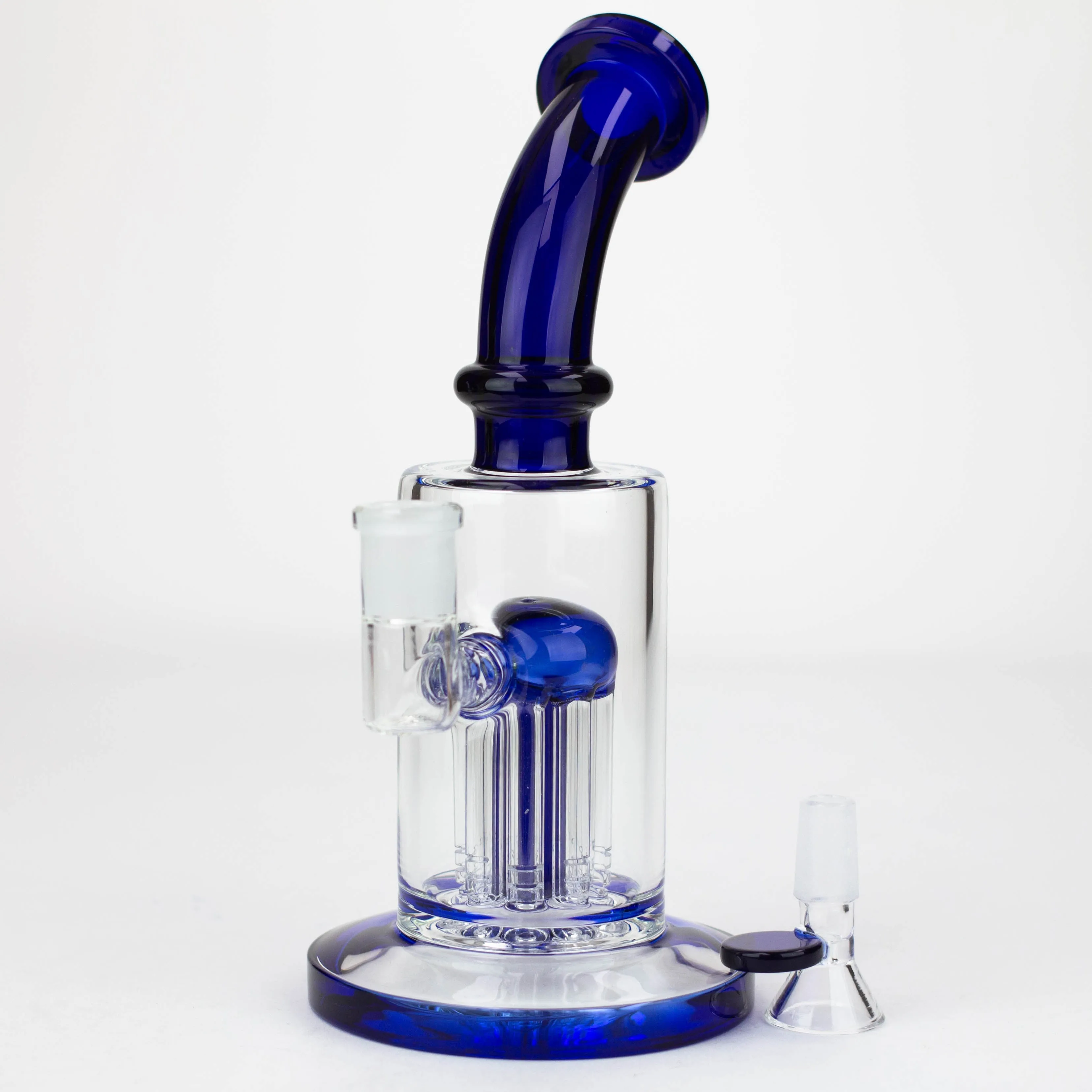 8-Arms Perc Glass Bubbler