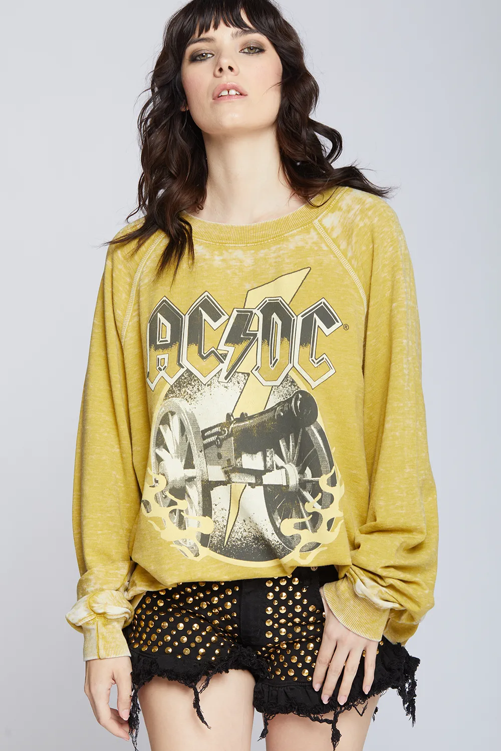 AC/DC Rock Cannon Sweatshirt by Recycled Karma Brands