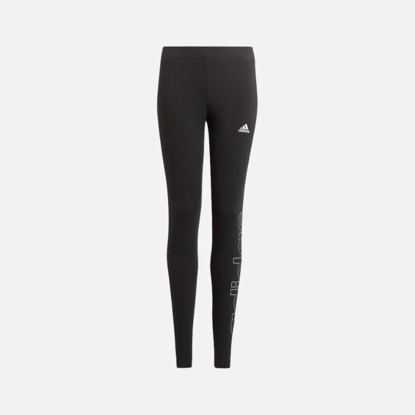 Adidas Essentials Linear Girls Lifestyle Tights -Black/White