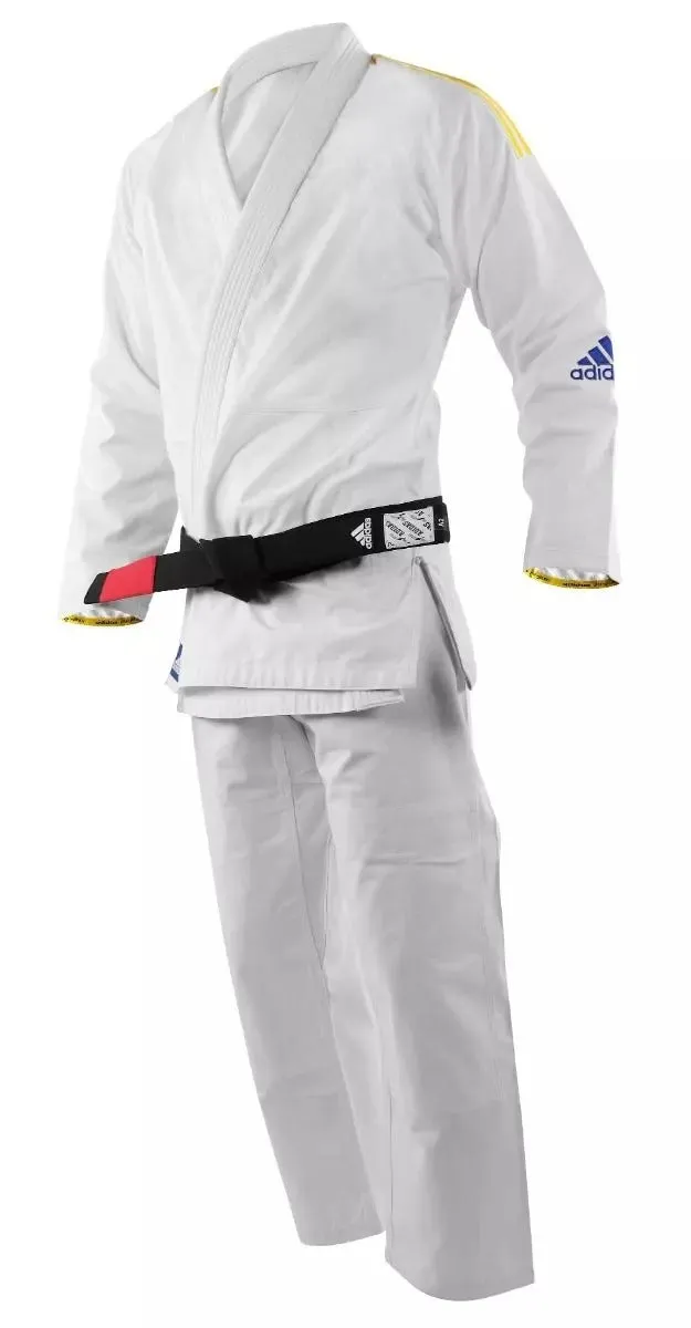 adidas Kids BJJ Gi Response White Jiu Jitsu Suit