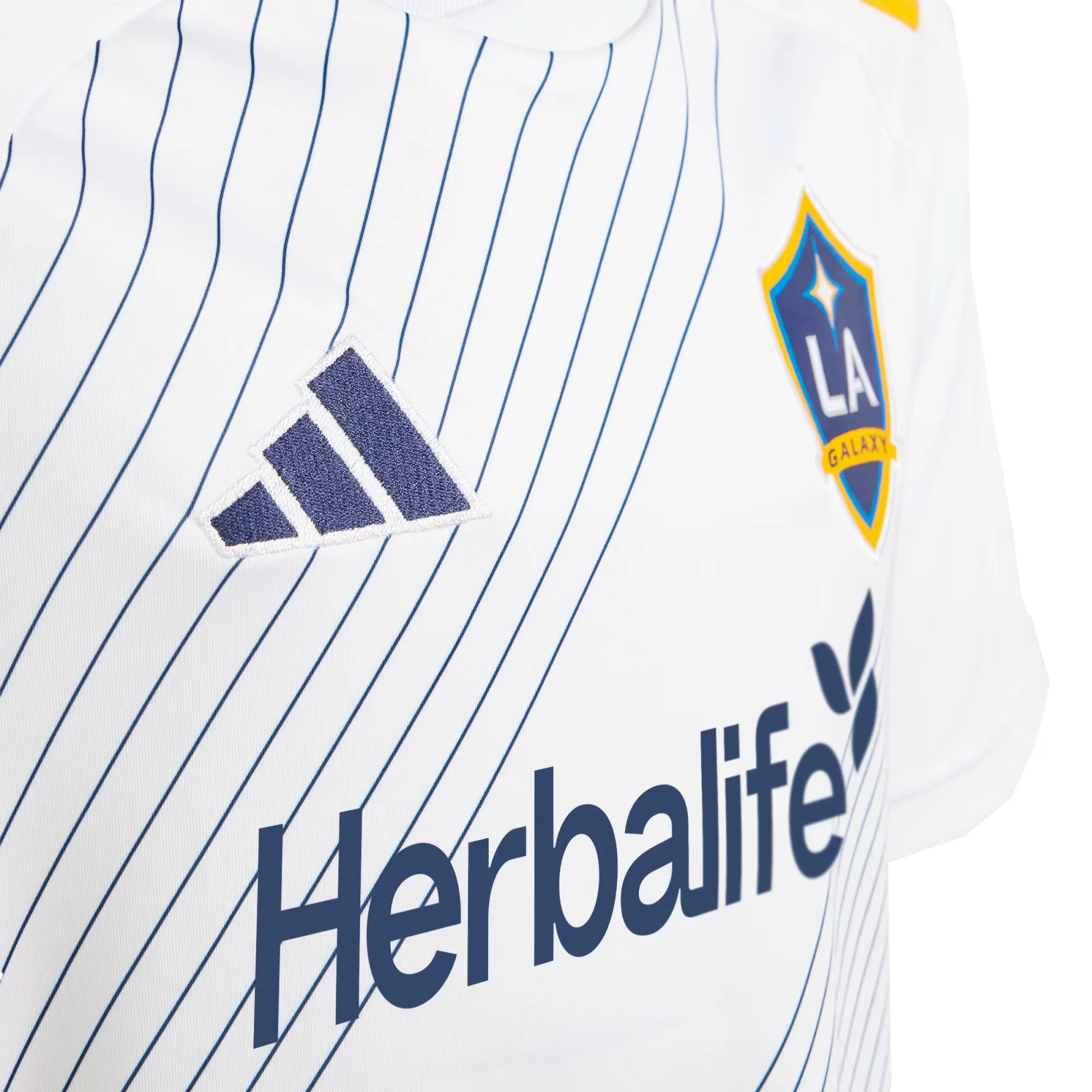 adidas Kids LA Galaxy 2024/25 Home Jersey White/Blue