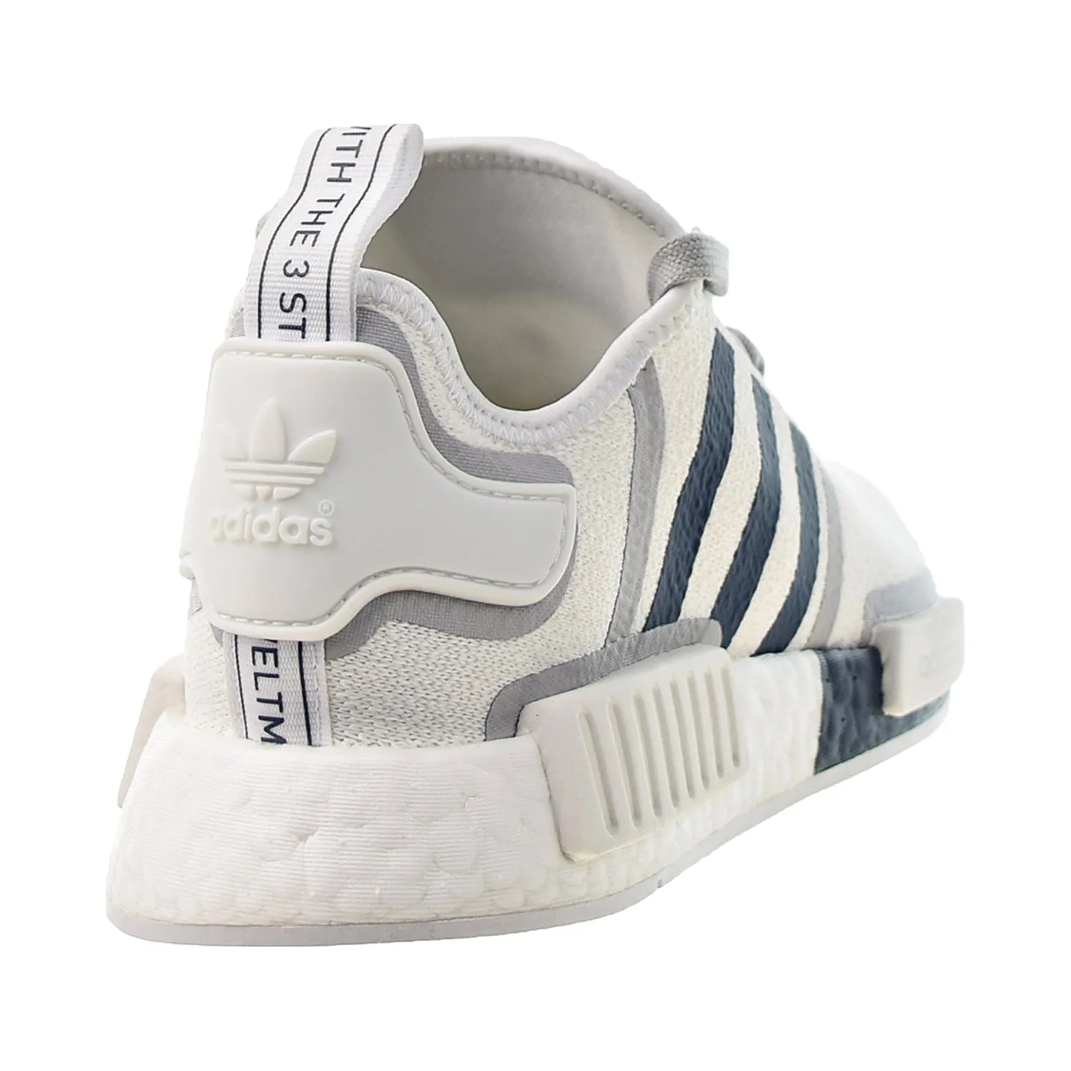 Adidas NMD R1 Men's Shoes Cloud White-Crew Navy-Grey Two