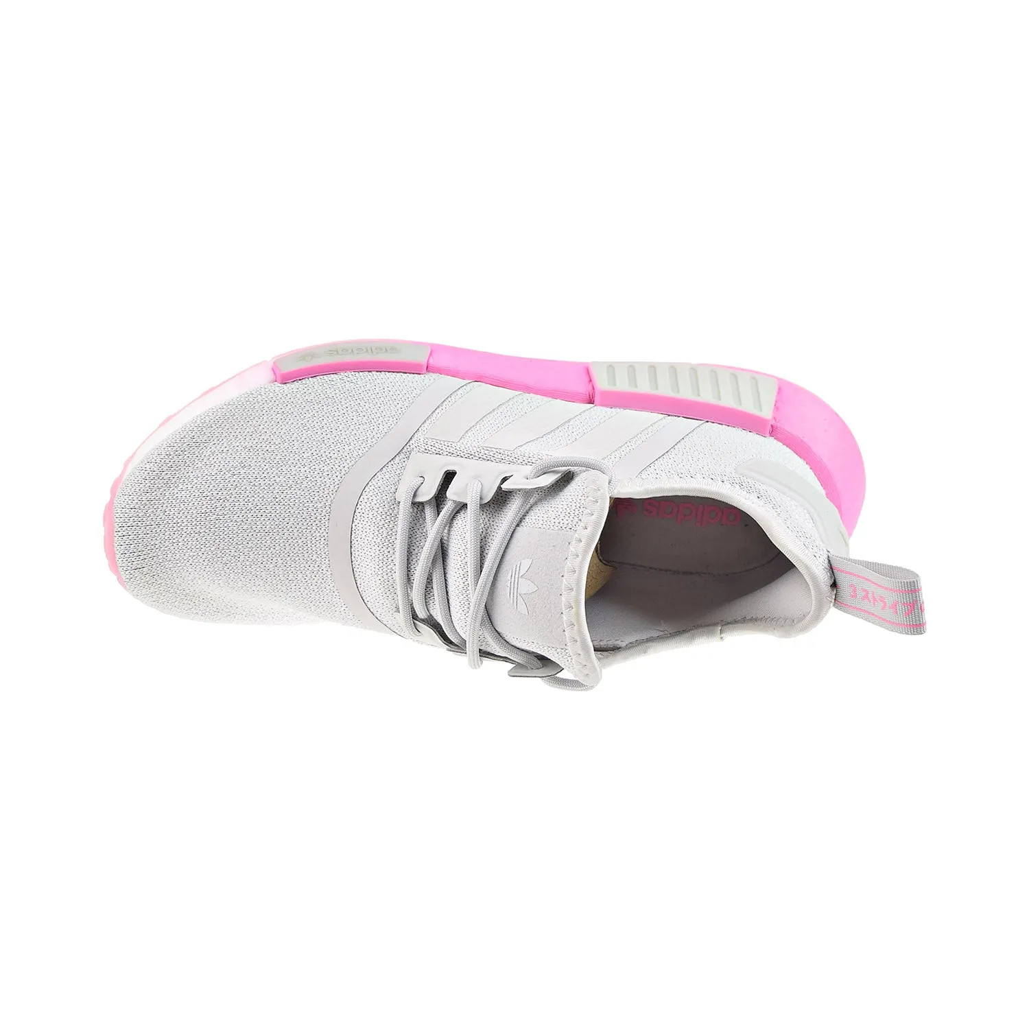 Adidas NMD_R1 Women's Shoes Grey One-Bliss Pink-Cloud White