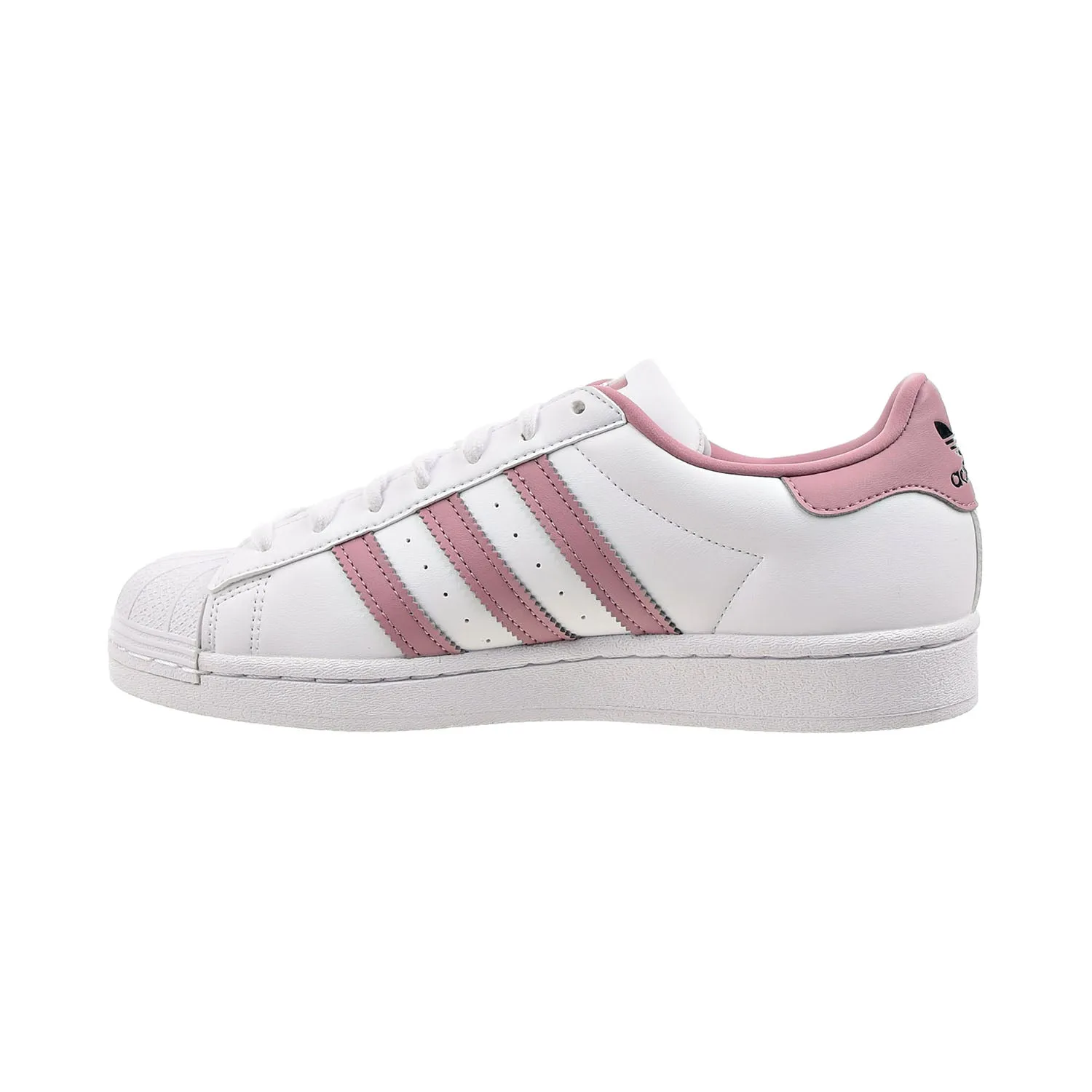 Adidas Superstar Women's Shoes White-Magic Mauve-White