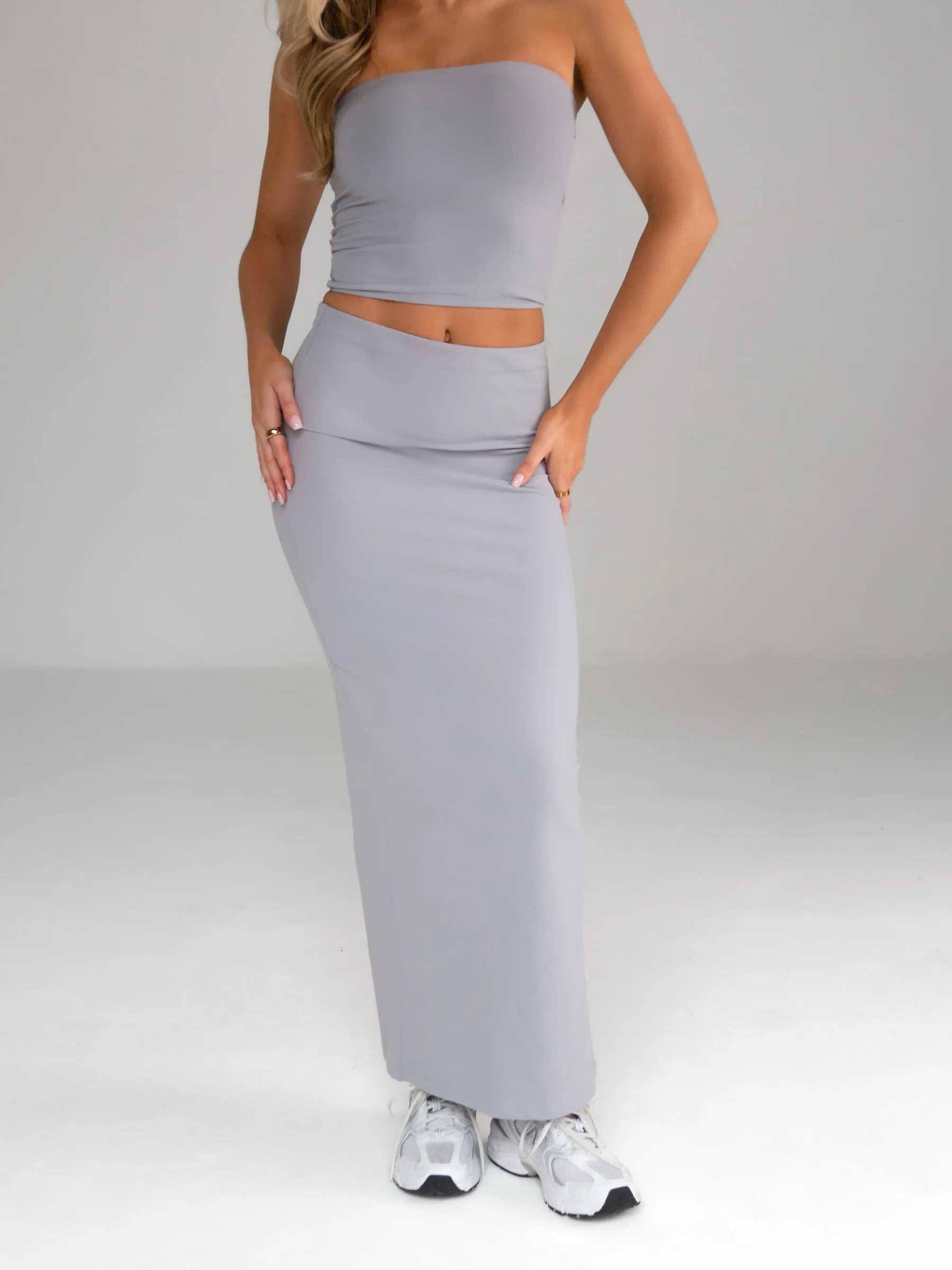 Alessia Maxi Skirt - Pale Lilac