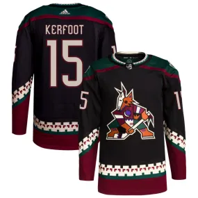 Alexander Kerfoot Arizona Coyotes adidas Home Primegreen Authentic Pro Jersey - Black