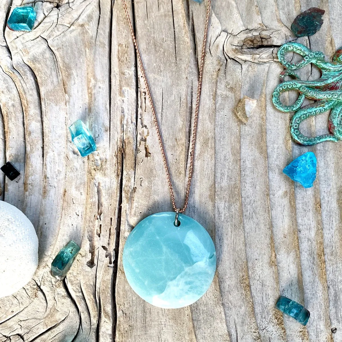 Amazonite Necklace for Courage