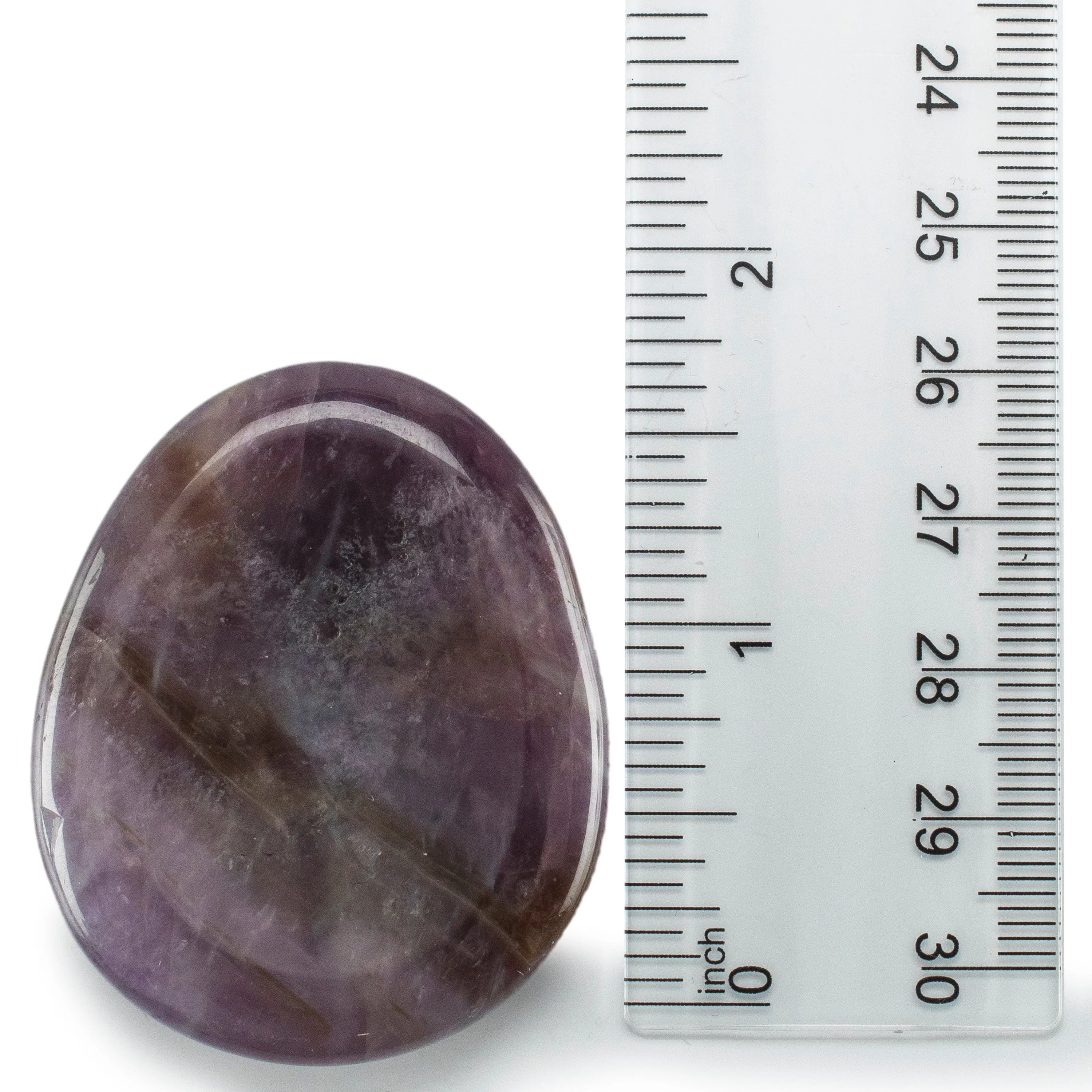 Amethyst Worry Stone Natural Gemstone Carving