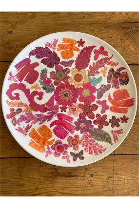 ANNA CHANDLER MELAMINE PLATE FLORABEL