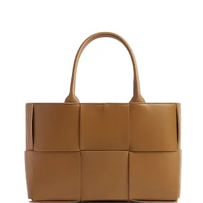 Arco Tote Small, Camel/Gold