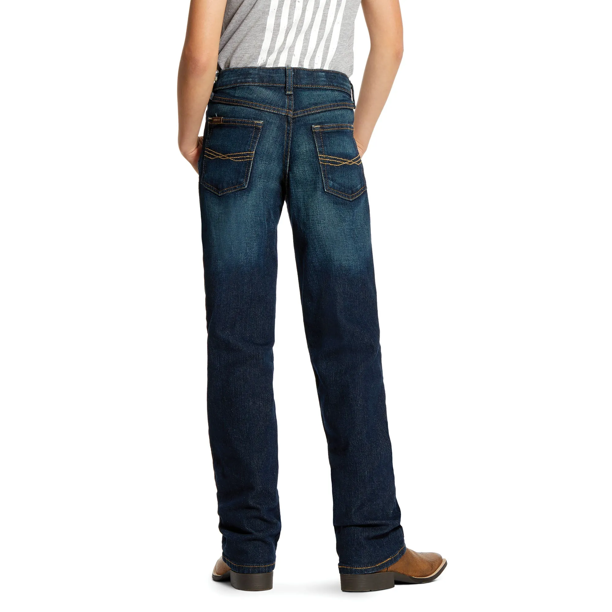 Ariat Boys B5 Slim Stretch Legacy Stackable Straight Leg Jeans