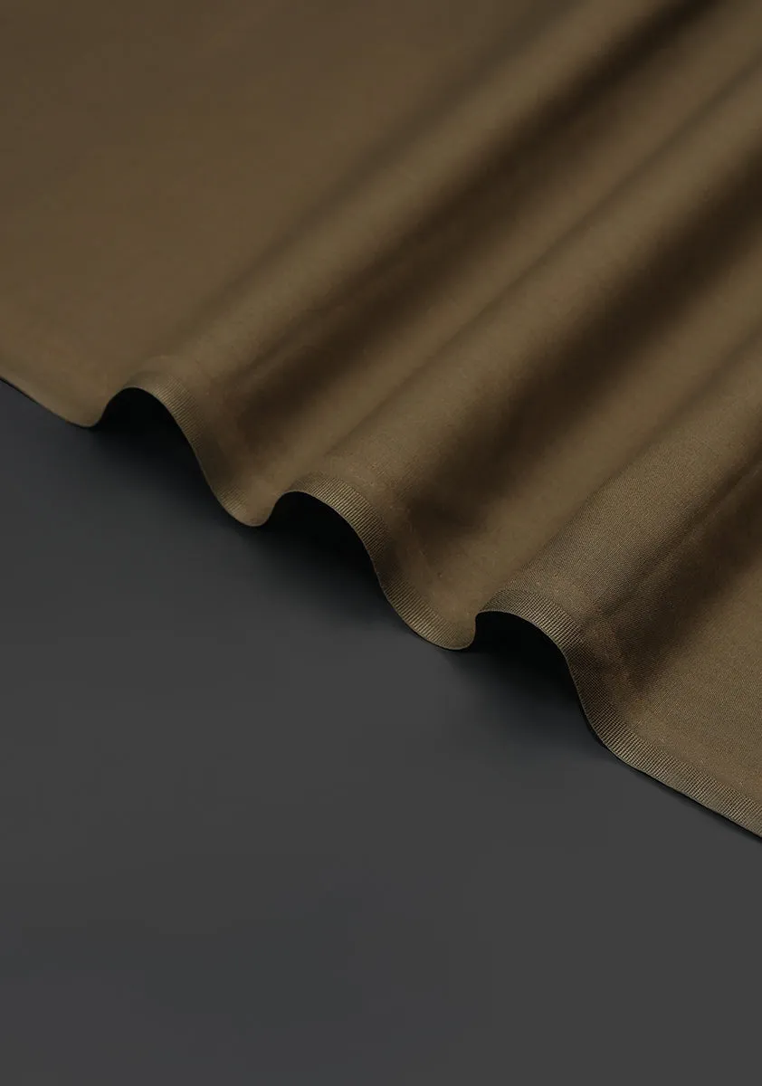 Basic Poly Viscose Olive Night Fabric