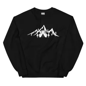 Berge - Camping - Sweatshirt (Unisex)