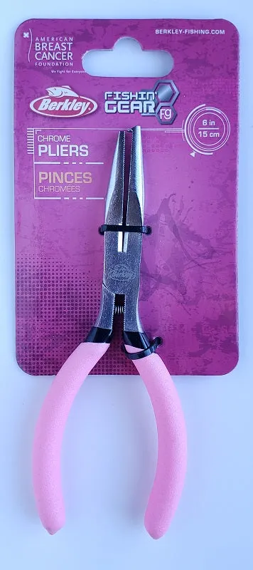 Berkley 6 Chrome/Pink Pliers 1318386