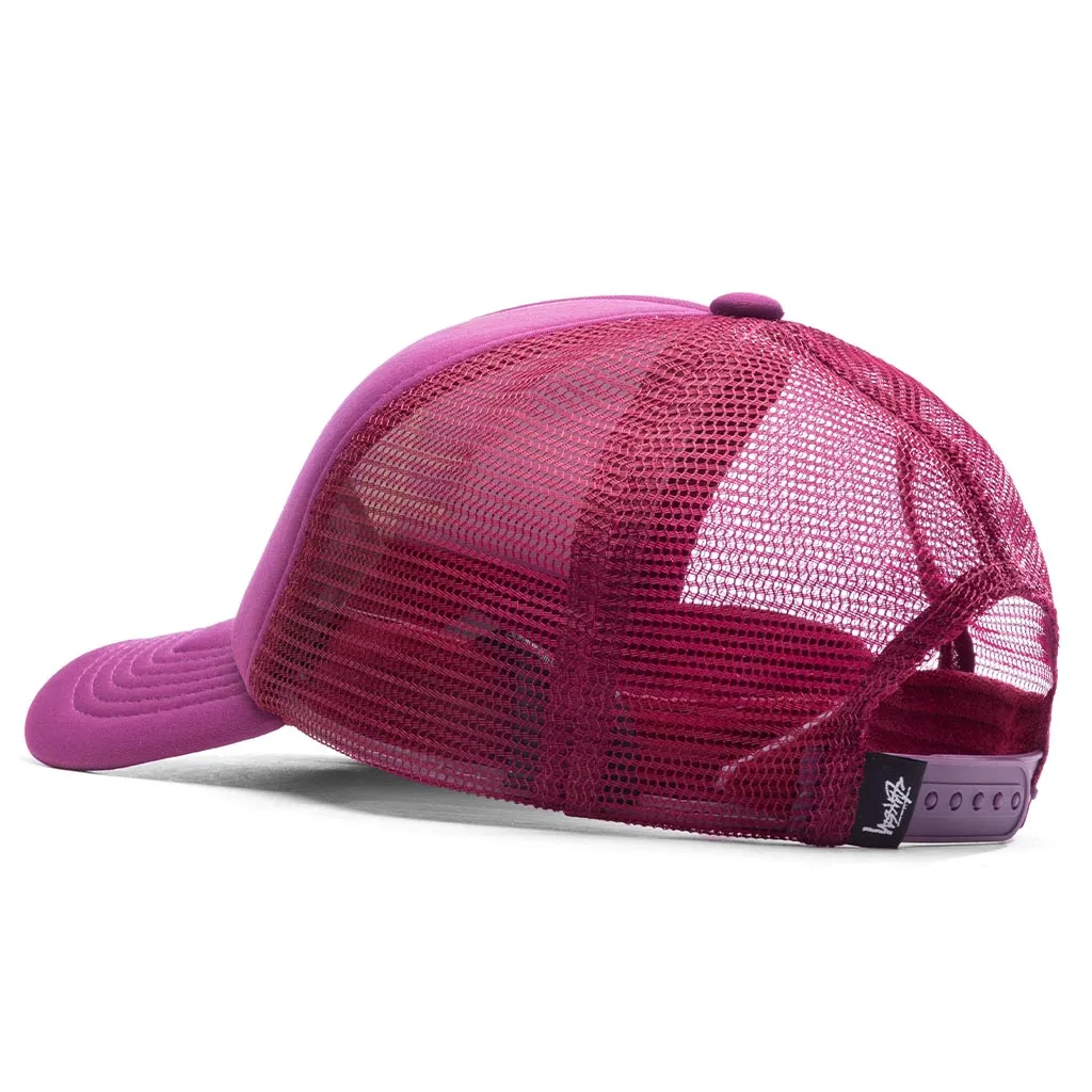 Big Basic Trucker Cap - Plum