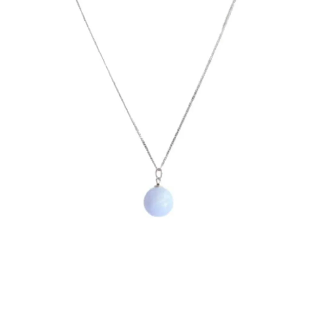 Blue Lace Agate Necklace