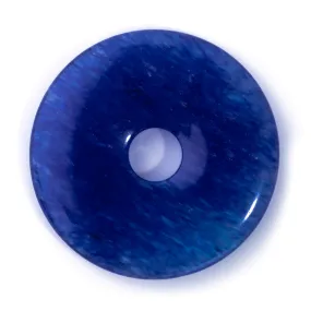 Blueberry Quartz 40mm Donut - Pendant