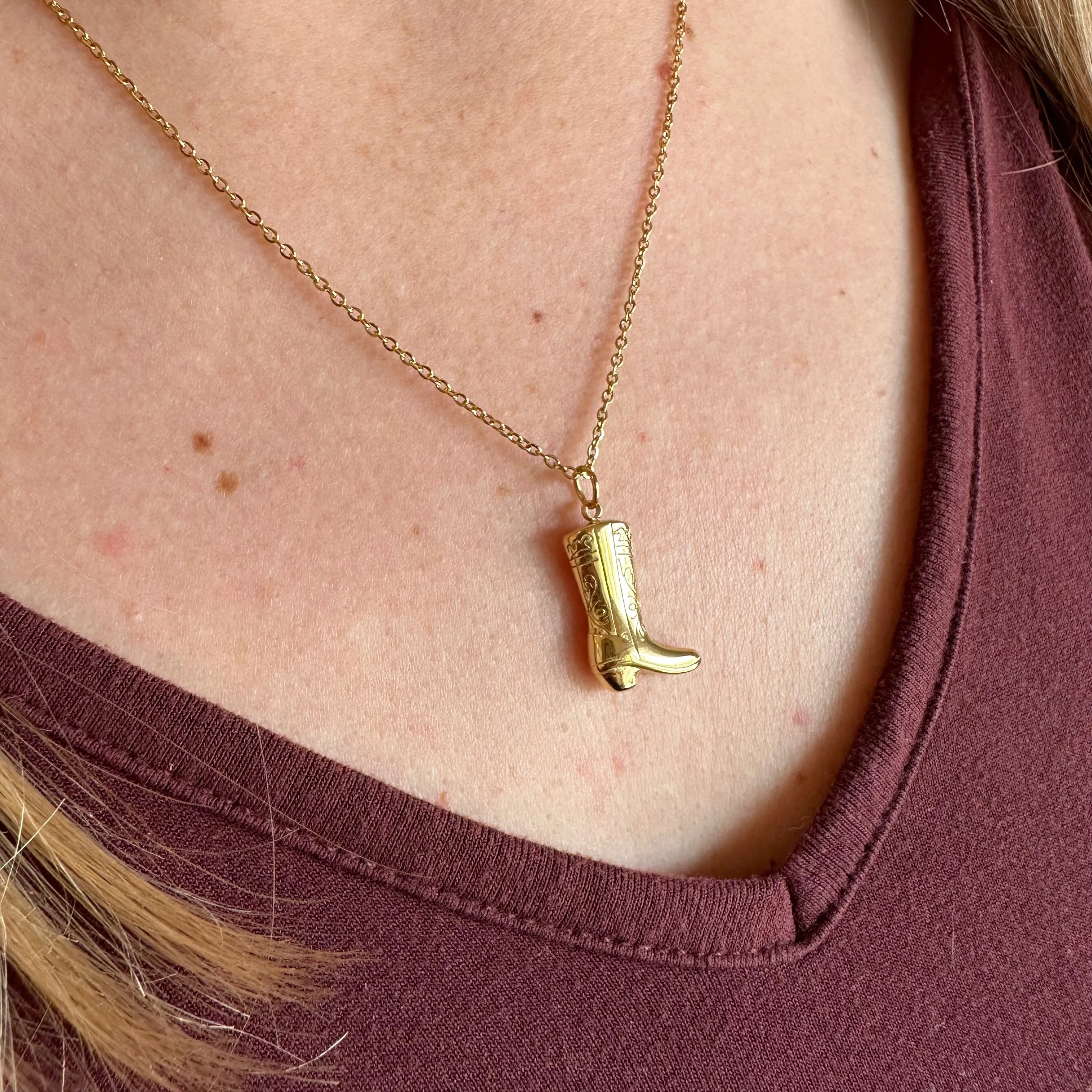 “Boot Scoot’” Necklace