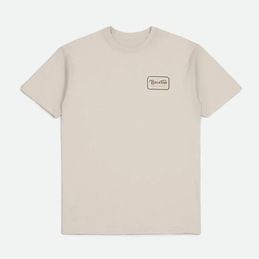 BRIXTON Grade S/S Standard Tee - Cream