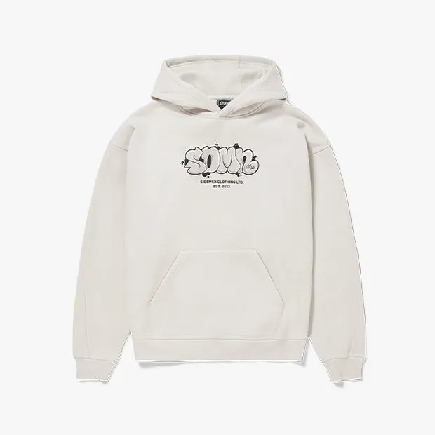 Bubble Graffiti Hoodie [Off White]