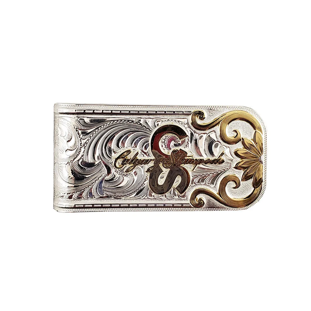 Calgary Stampede Two Tone Bitterroot Flourish Money Clip