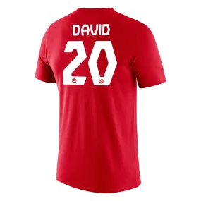 Canada Soccer Men's Nike Legend David Player Tee