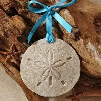 Cape Cod Sand Ornament - Shells, Sand Dollars & Starfish