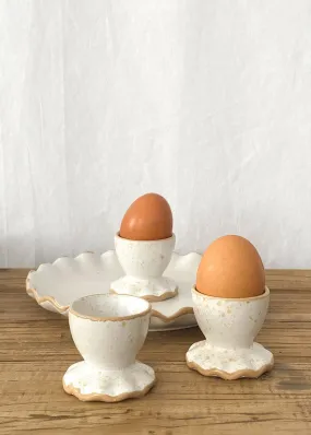 Celia Ceramic Egg Cup - Almond