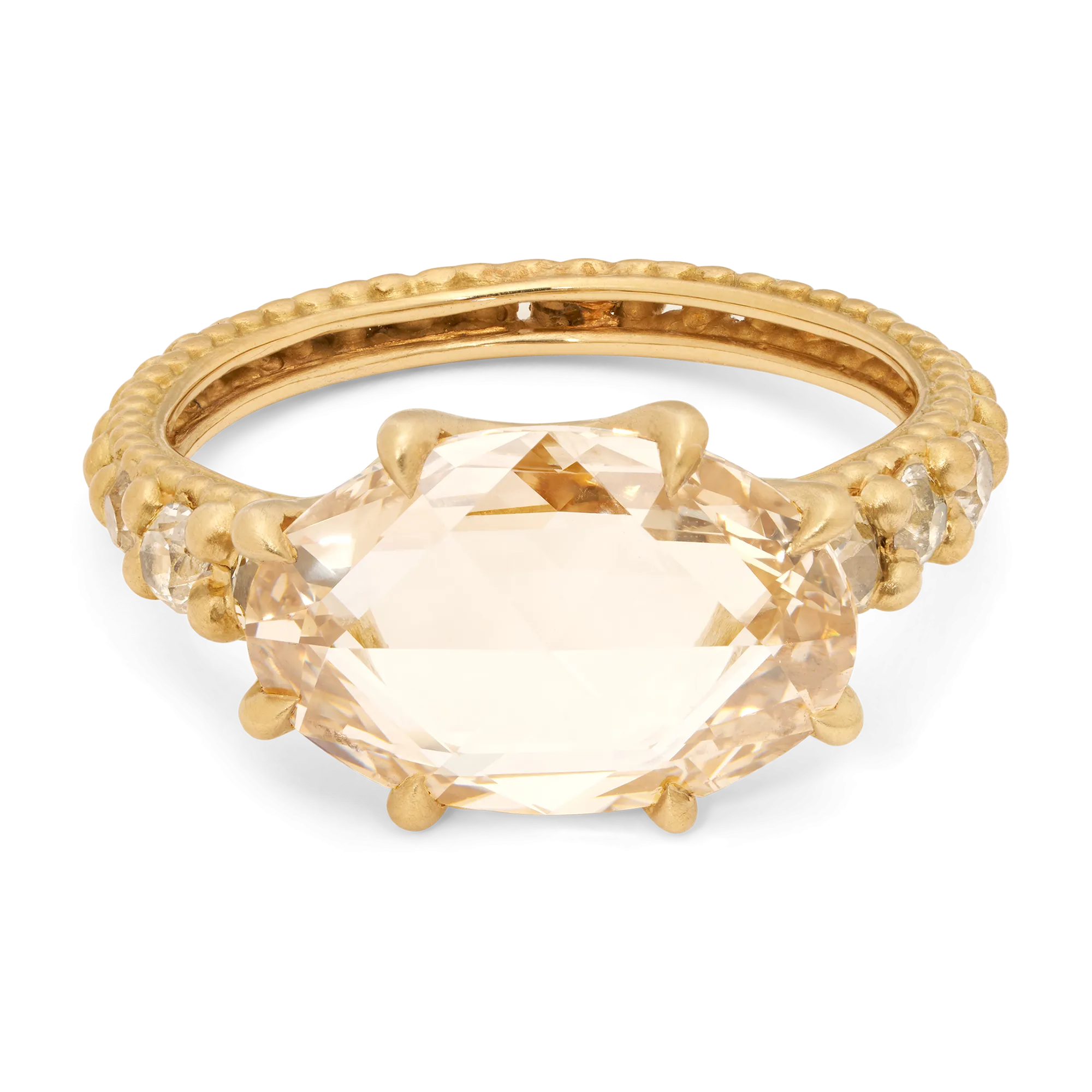 Champagne Diamond Cosmos Ring - Size 6.25 - 11374