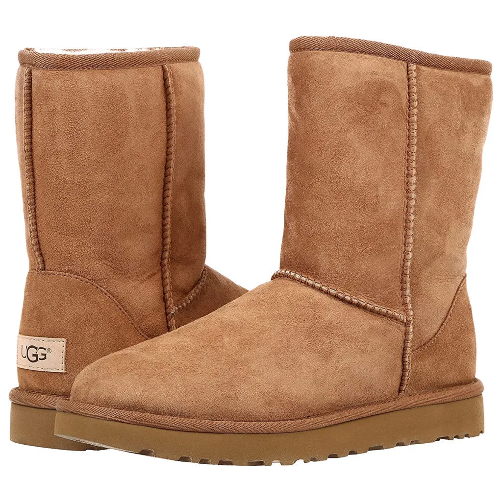 Classic Short II Suede Sheepskin Women's Winter Boots