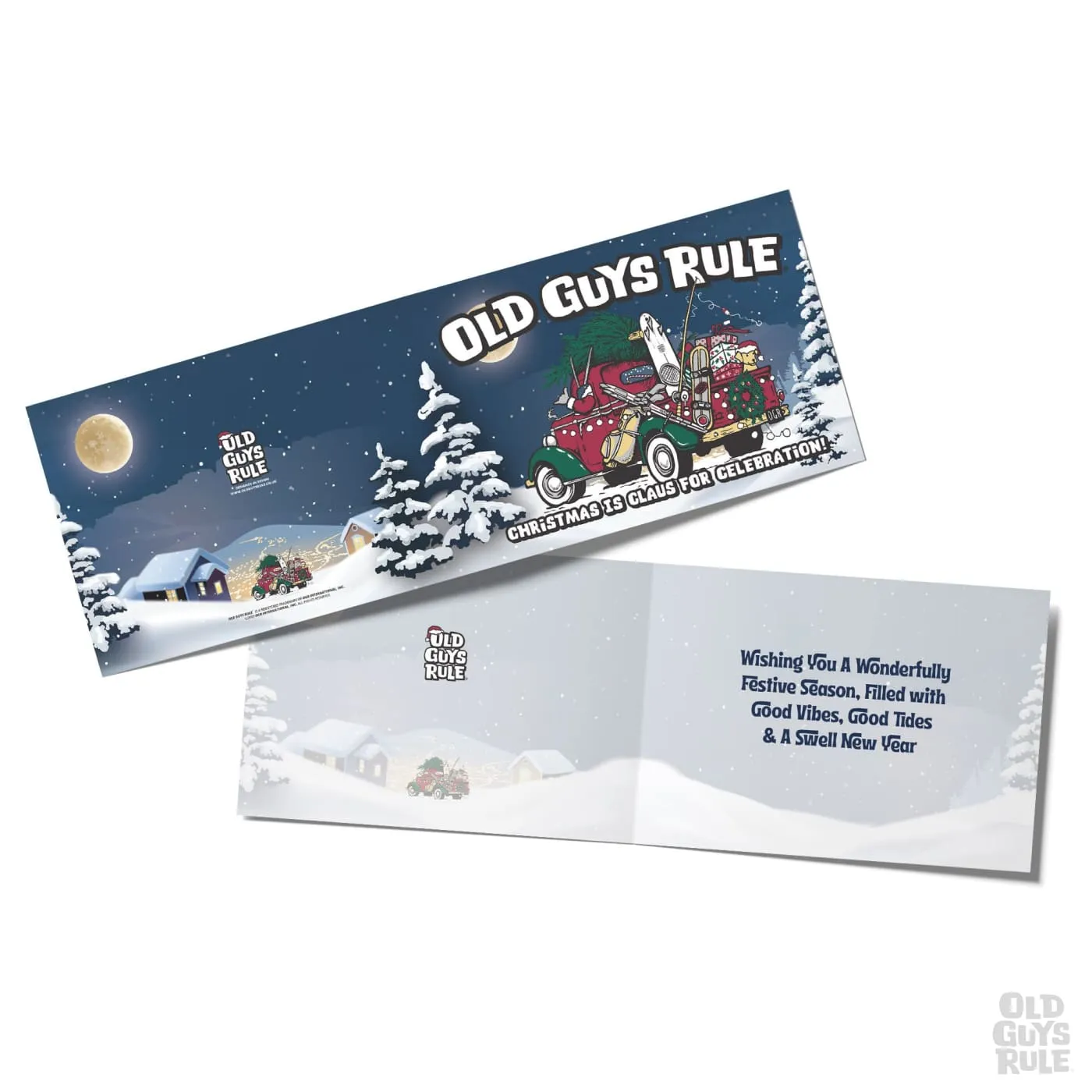 'Claus For Celebration' Greetings Card