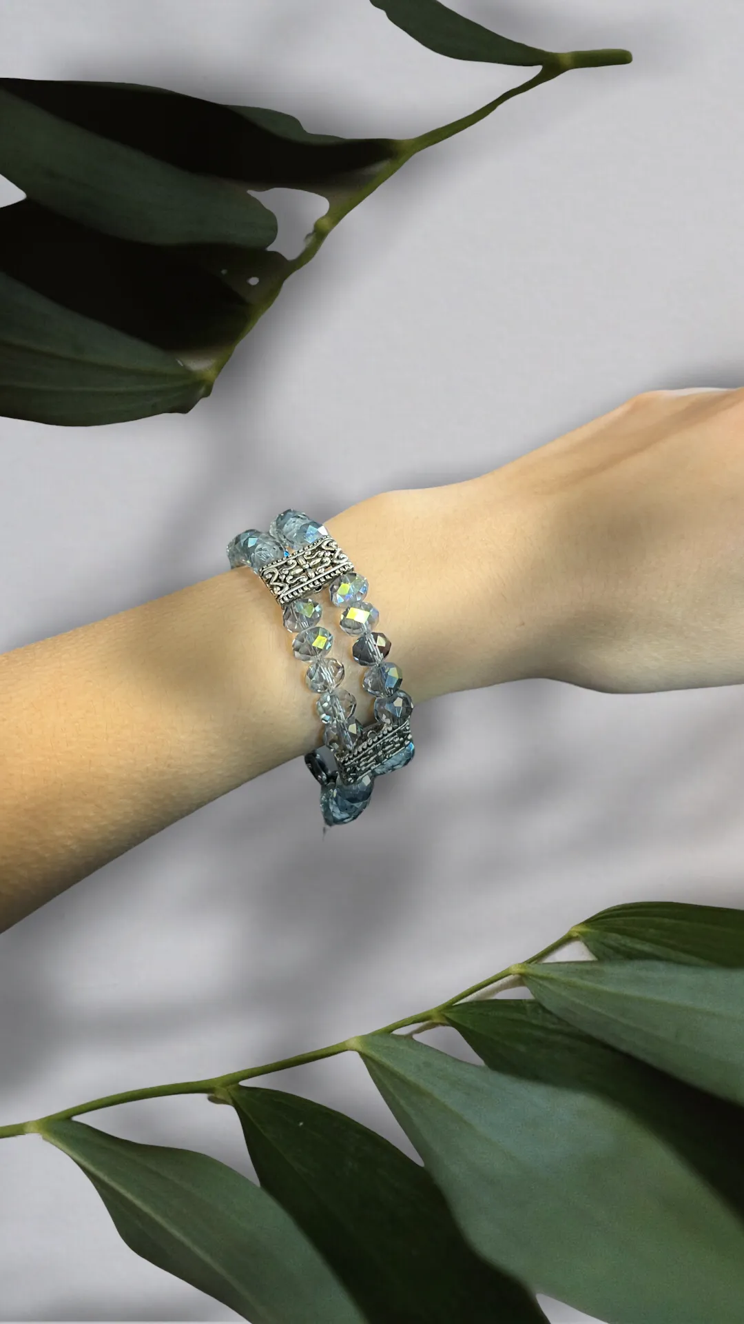 Clear Crystal Stack Bracelet