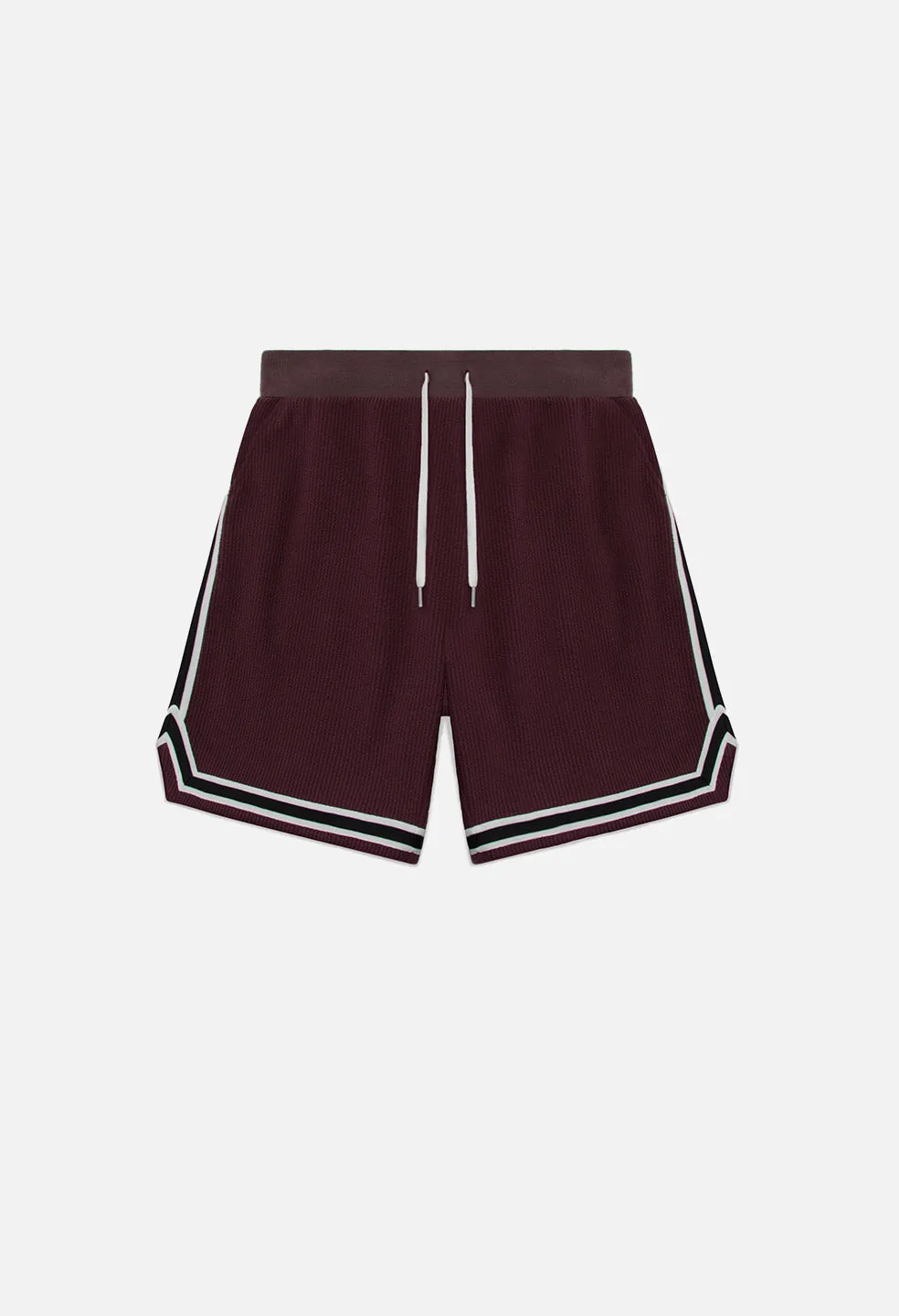 Corduroy Basketball Shorts / Burgundy