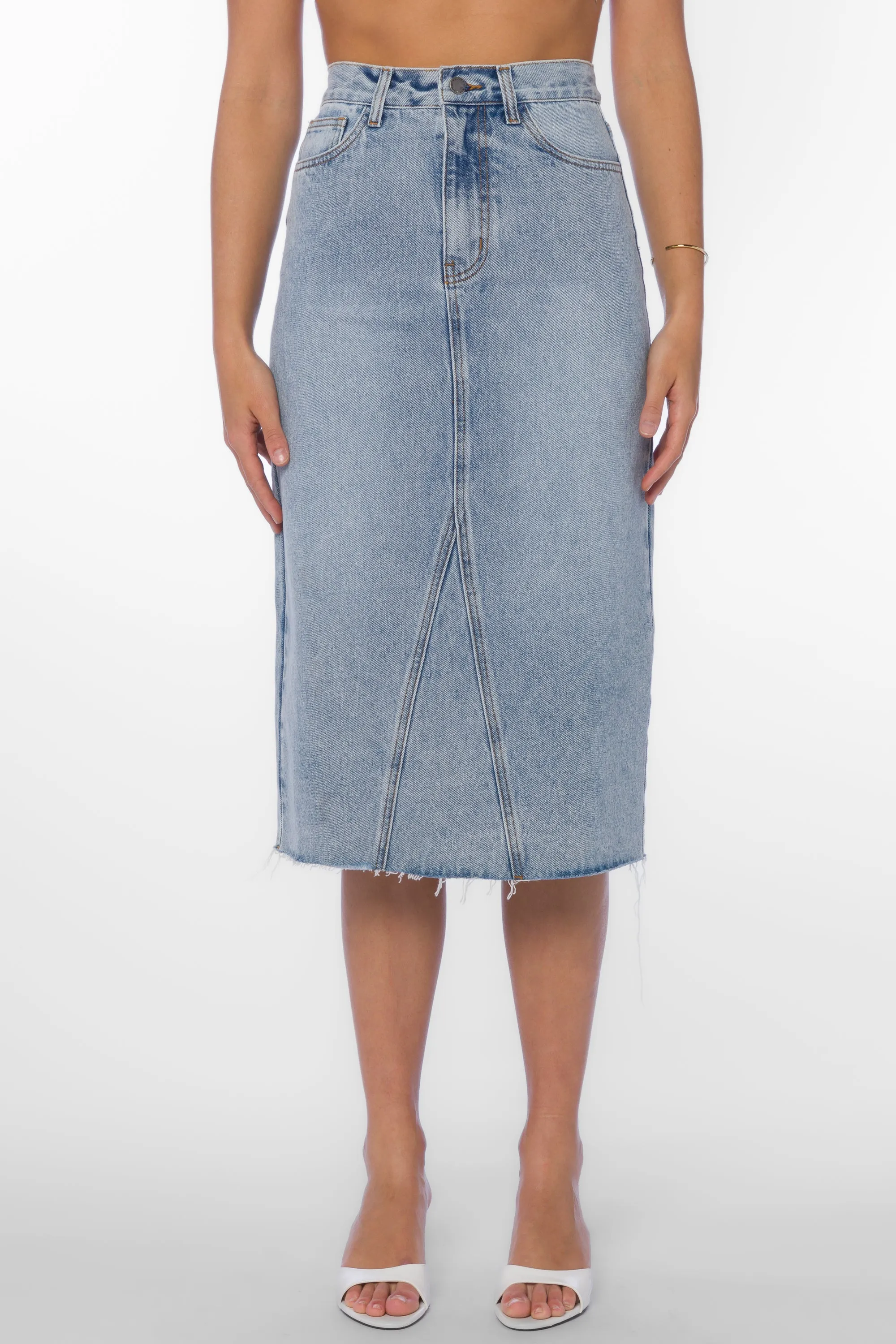 Danica Light Vintage Blue Skirt