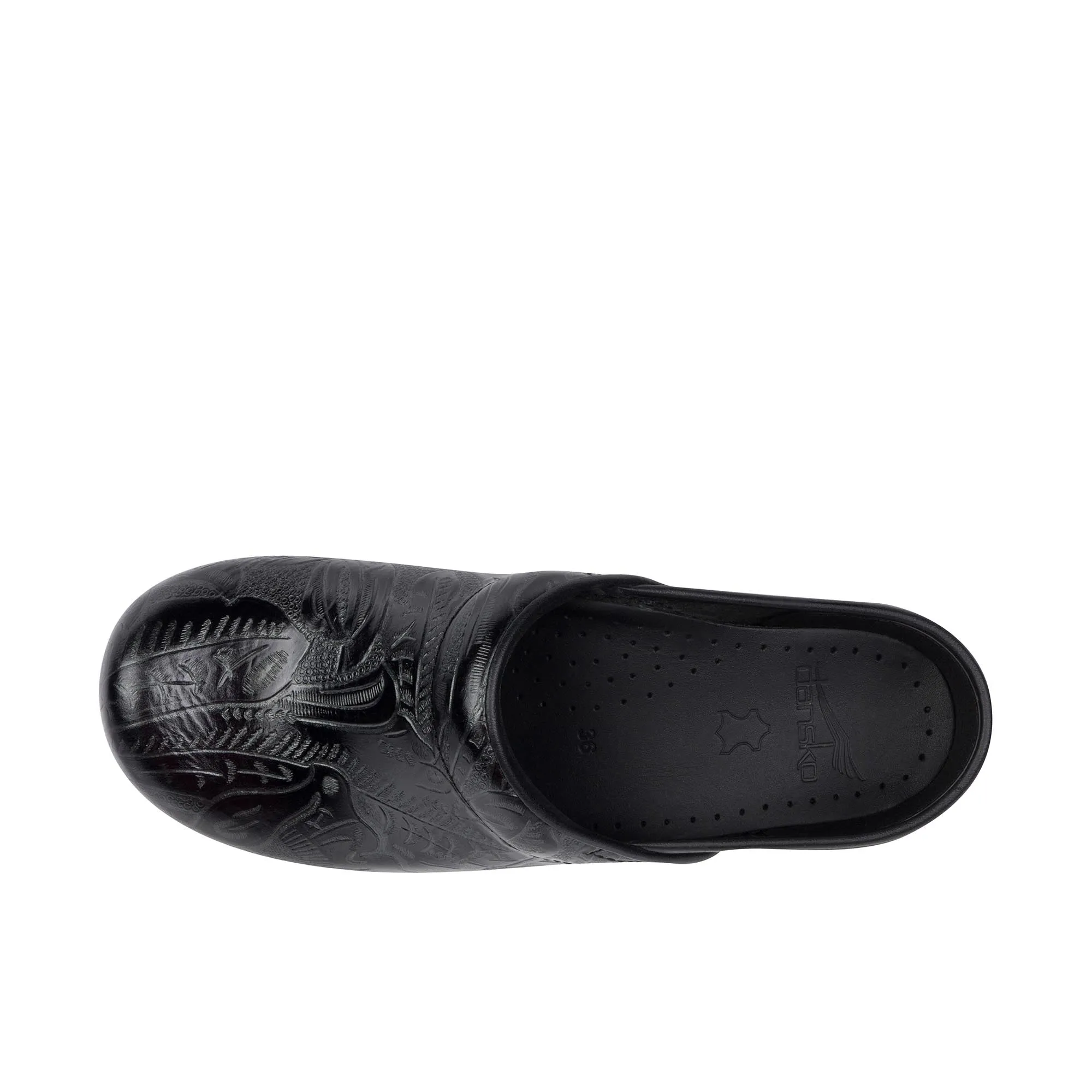 Dansko Womens Tooled Professioal Black