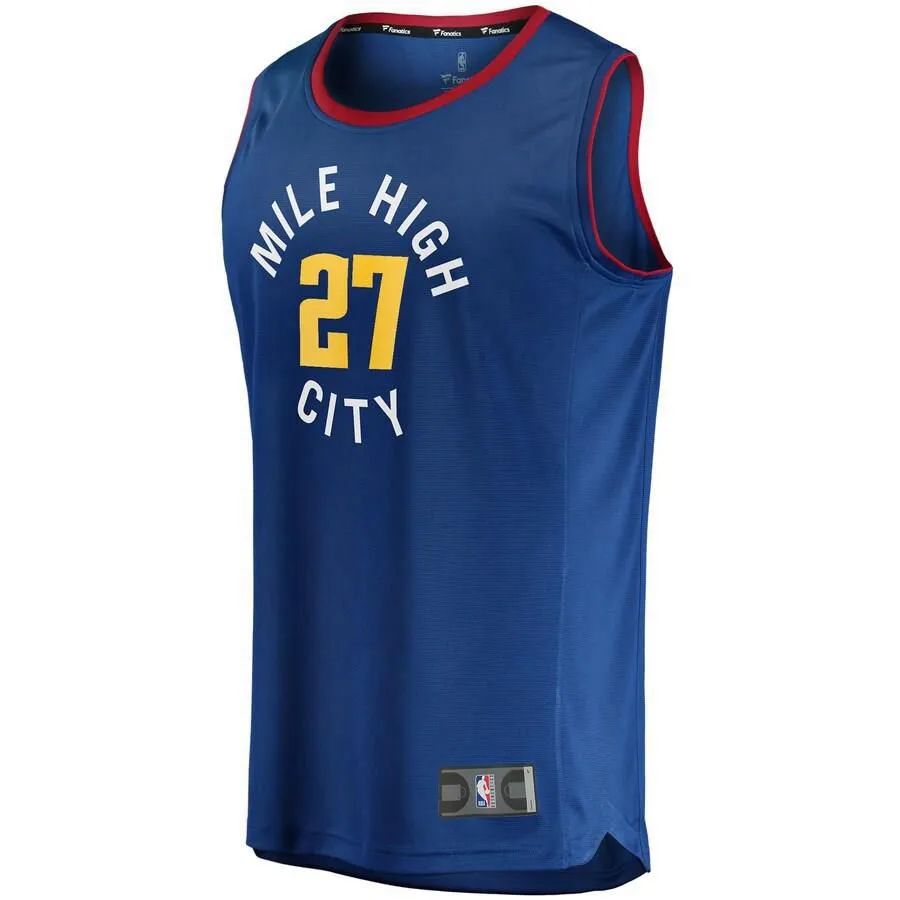 Denver Nuggets Jamal Murray Fanatics Branded Replica Fast Break Player Statement Jersey Kids - Blue | Ireland V5249I9