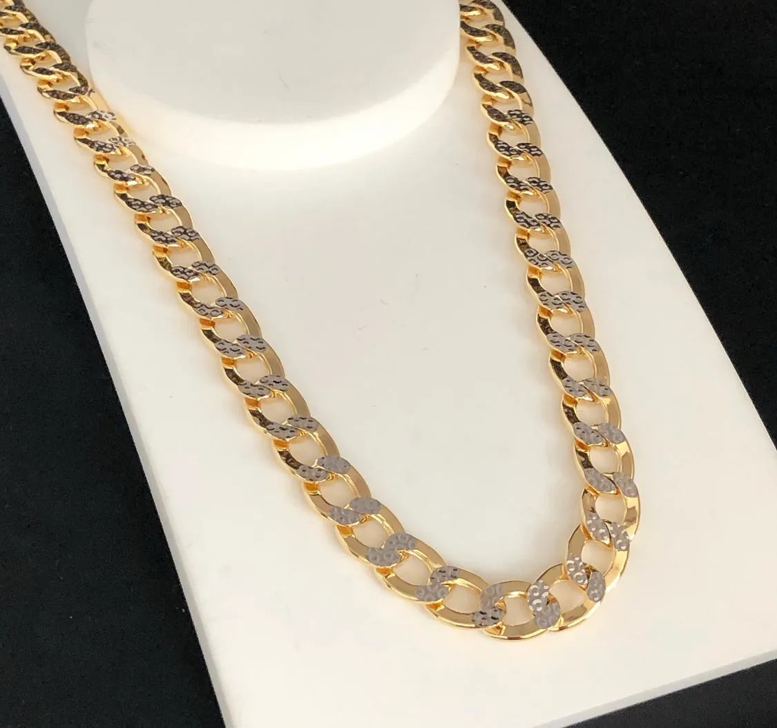 Diamond cut Gourmet chain