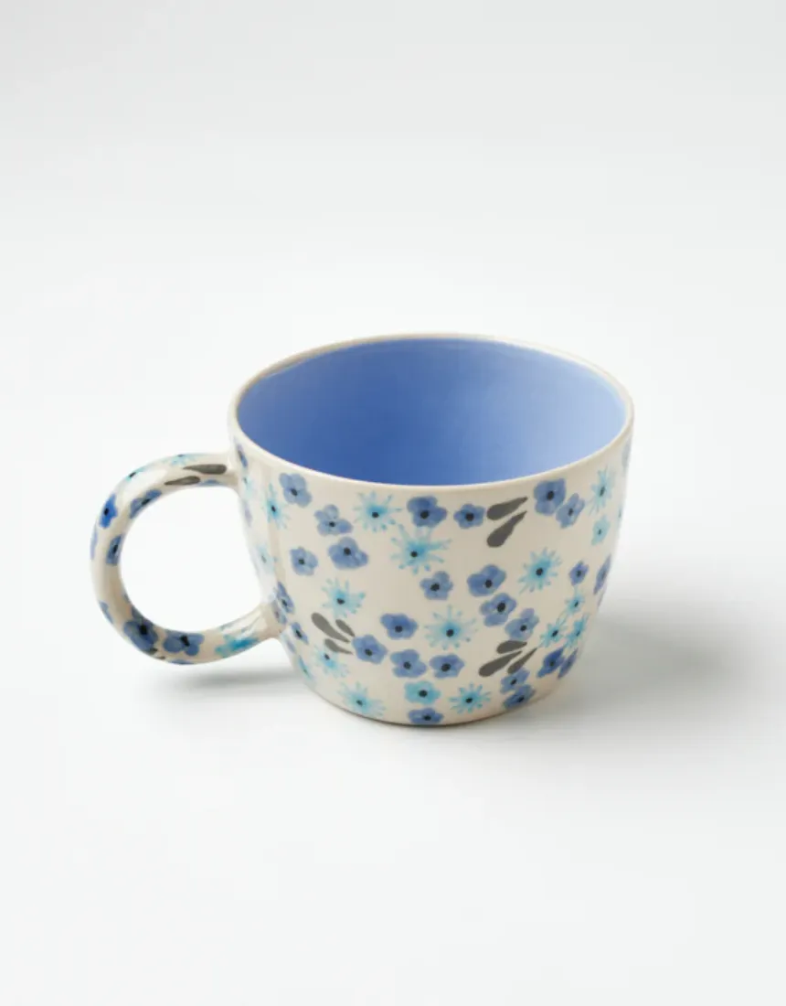 Ditsy Mug Periwinkle