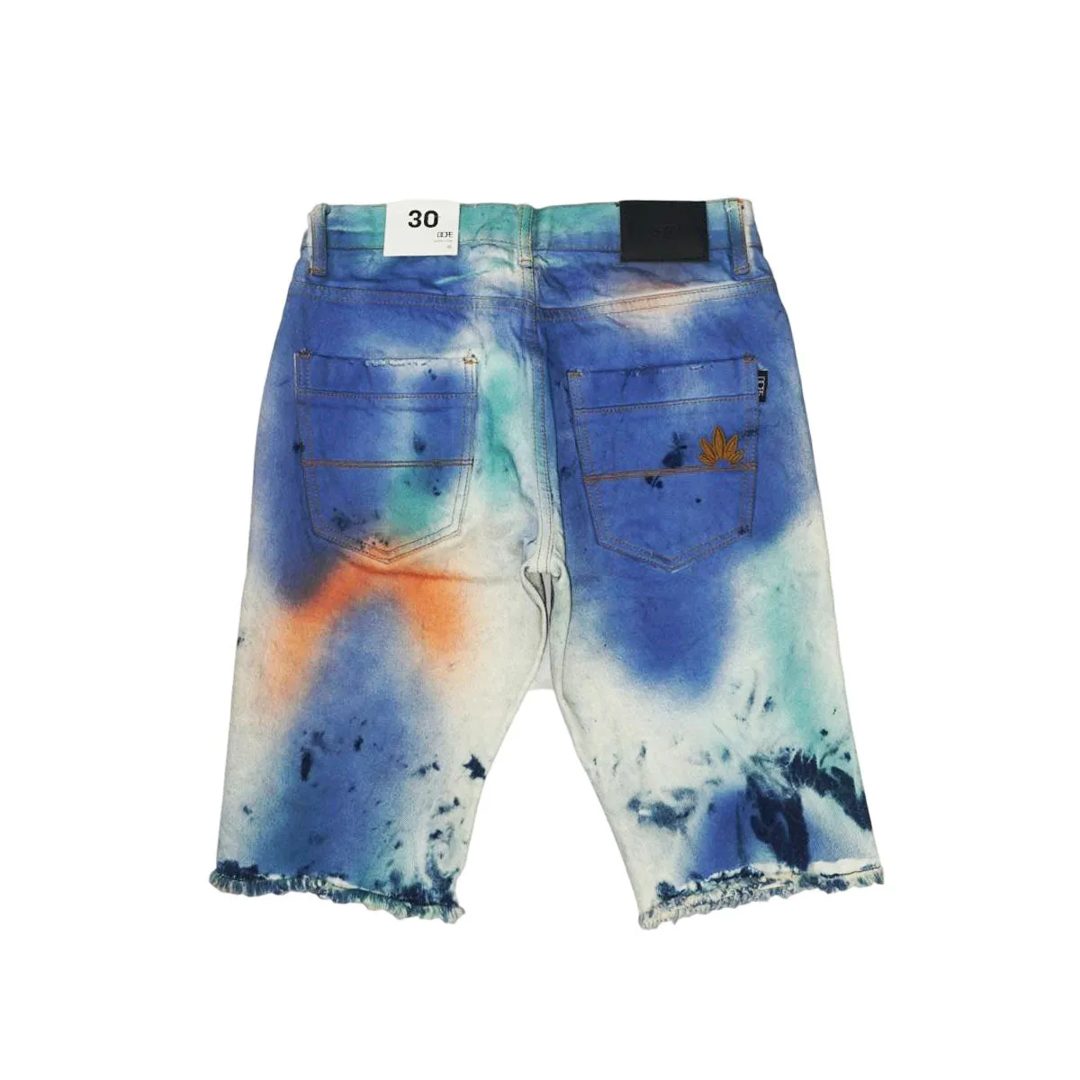 Diwali Denim Short (Tie-Dye) /D17