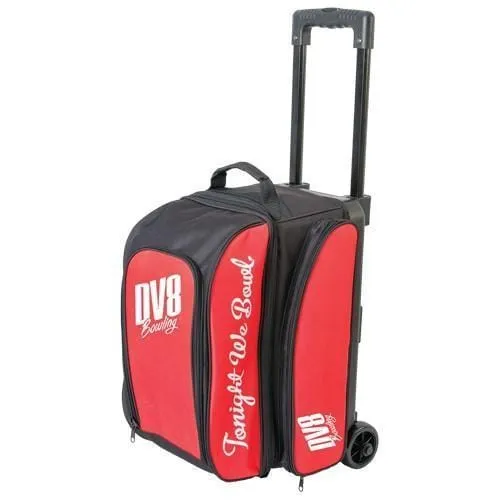 DV8 Freestyle Double Roller Bowling Bag Red