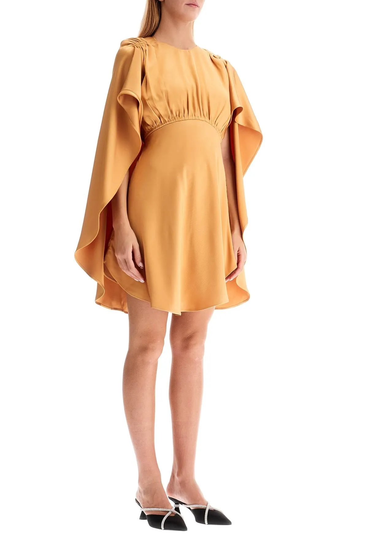 'EDEN' MINI CAPE DRESS