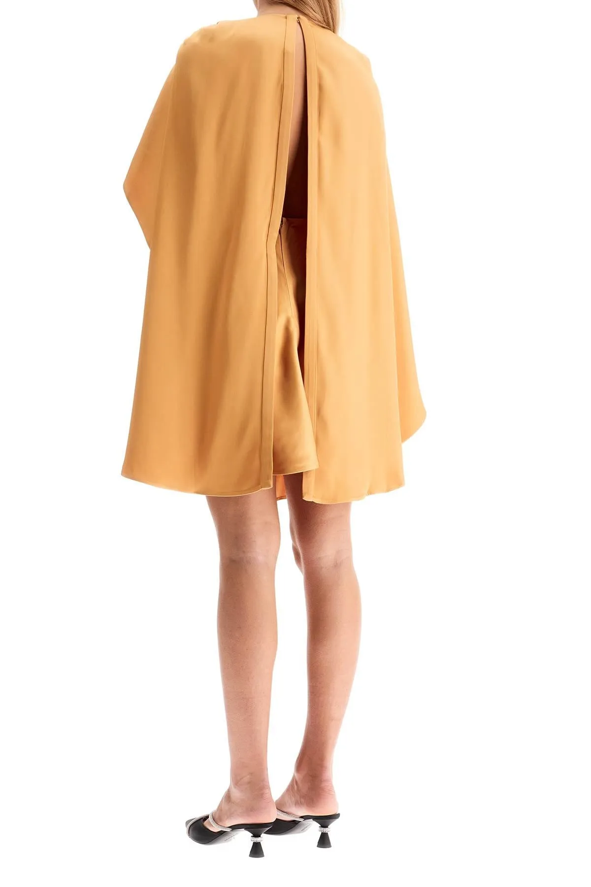 'EDEN' MINI CAPE DRESS