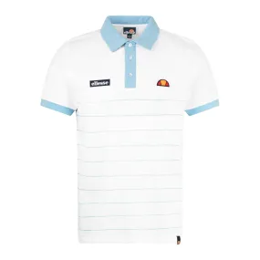 Ellesse Tor Polo Shirt White/Sky