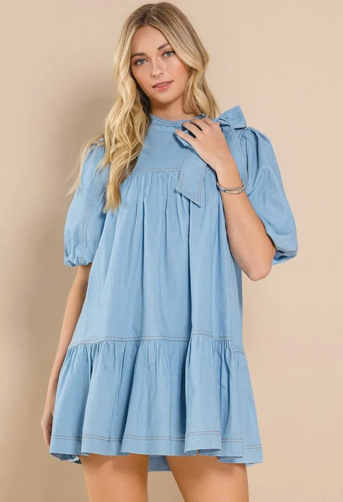 Ellis Denim Mini Dress