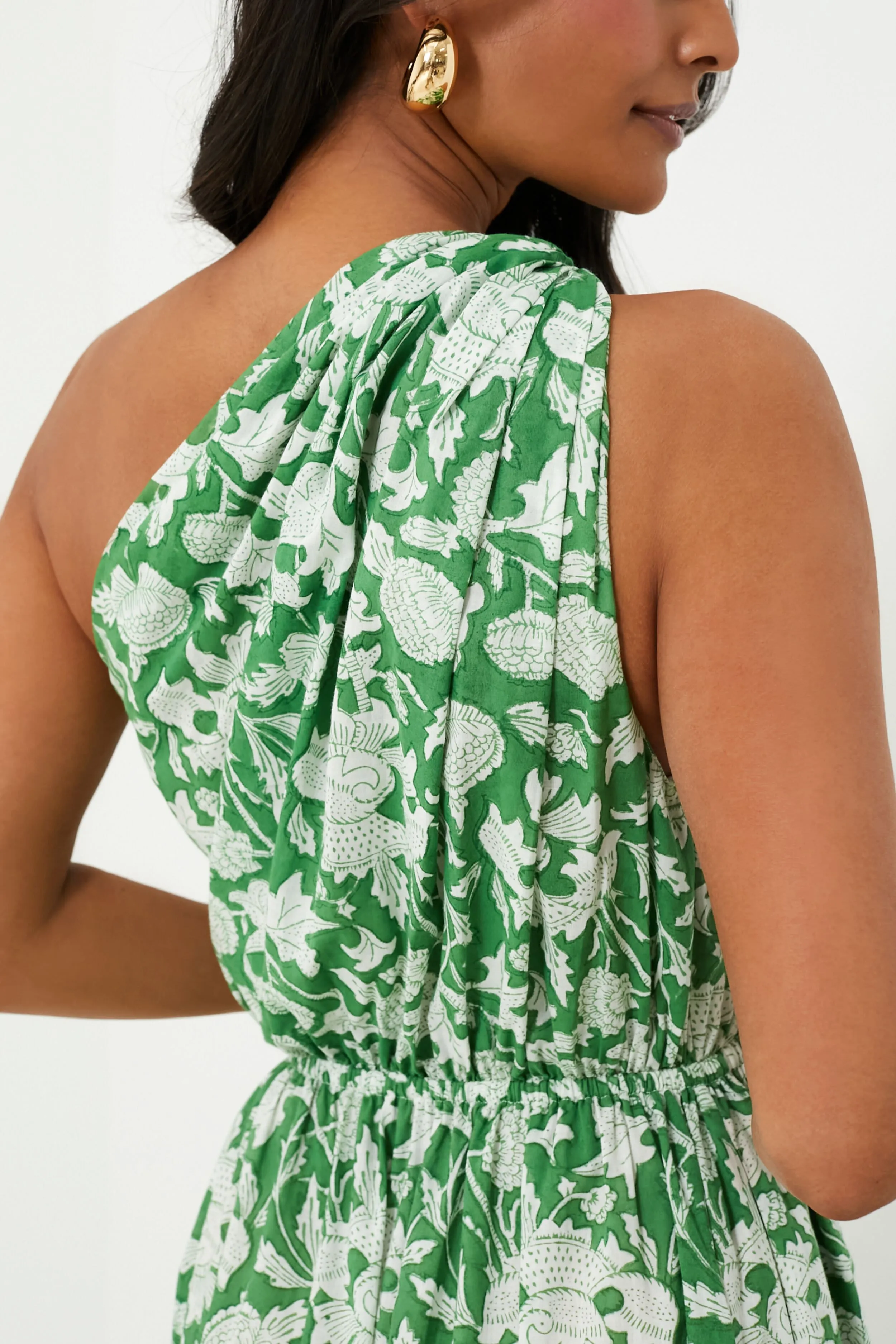 Exclusive Green Botanica Long Dress