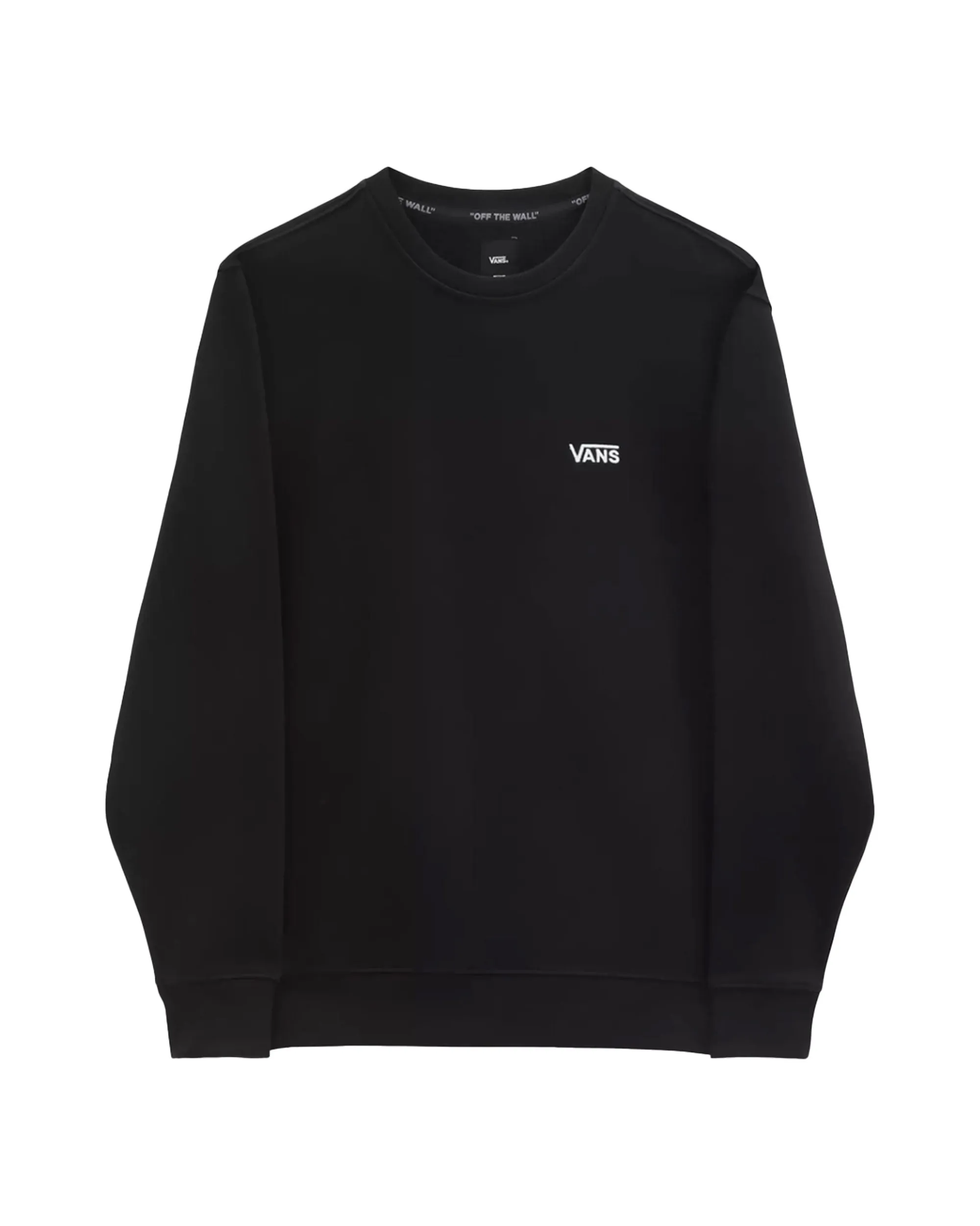 Felpa Uomo Vans Core Basic Crew Fleece Black