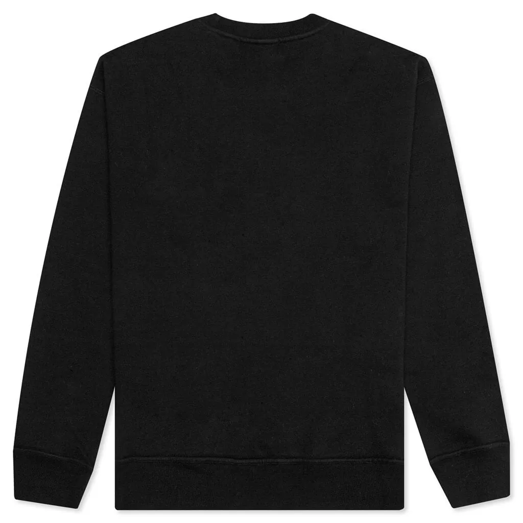 Fleece Workshop Crewneck - Black/Cloud Dancer