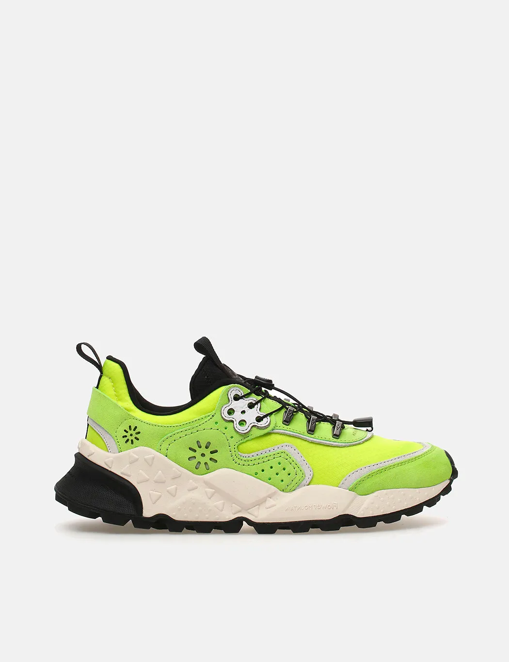 Flower Mountain Koetsu (Cow Leather/Nylon) - Neon Yellow